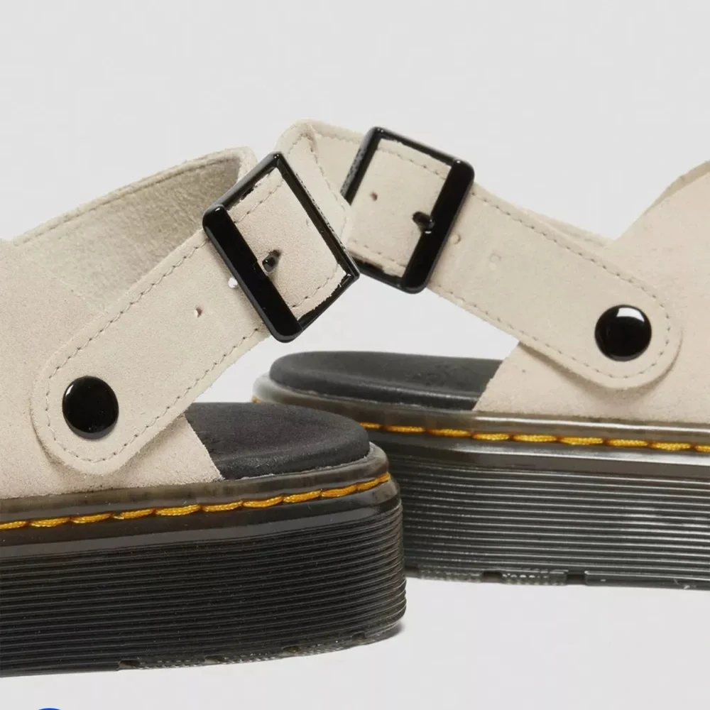 Dr. Martens CARLSON SUEDE CASUAL SLINGBACK MULES in Sand